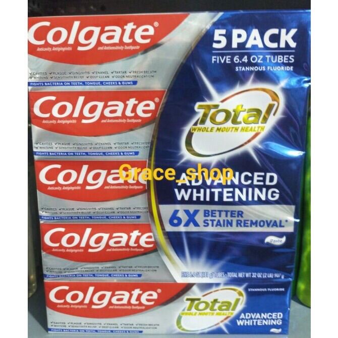 Kem Đánh Răng Colgate ToTal Advanced Whitening 181g Của Mỹ