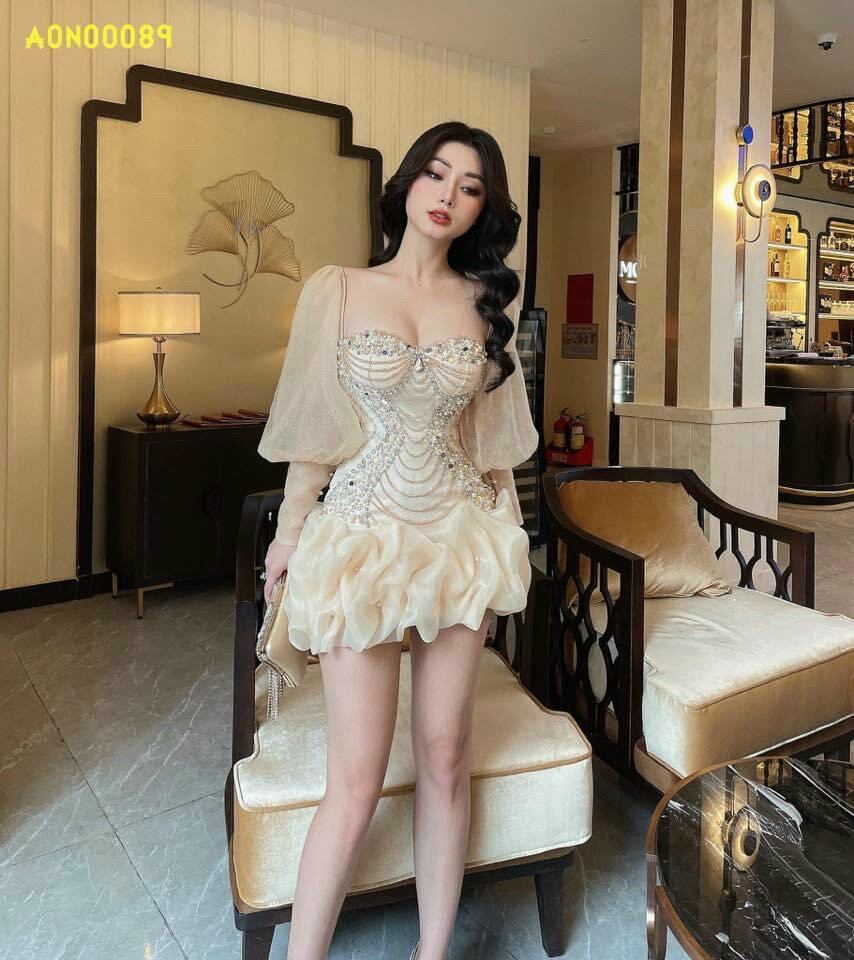 Dam body bèo kết pale đính đá