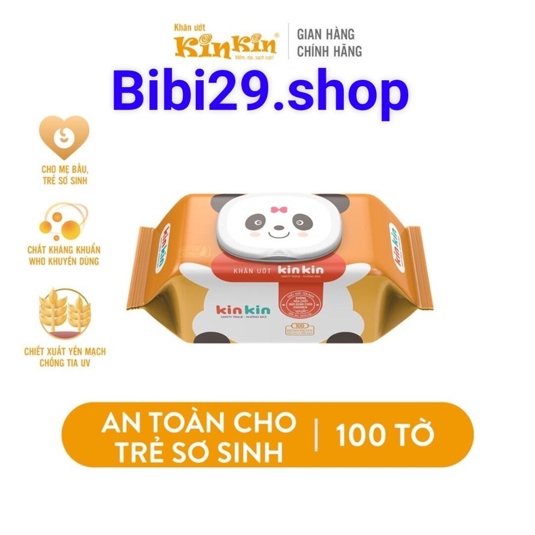 Khăn ướt Kinkin không mùi 100 tờ