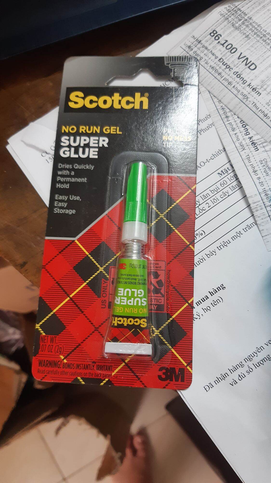 Keo dán đa năng nhanh khô siêu dính 3M Scotch AD113 2gram