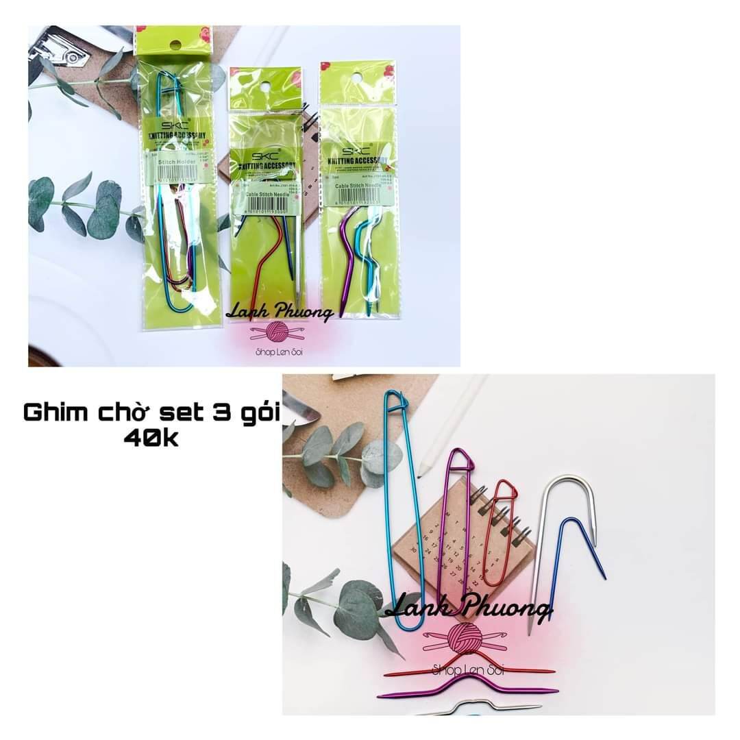 Set of Knitting Pins/Line Counting Tools