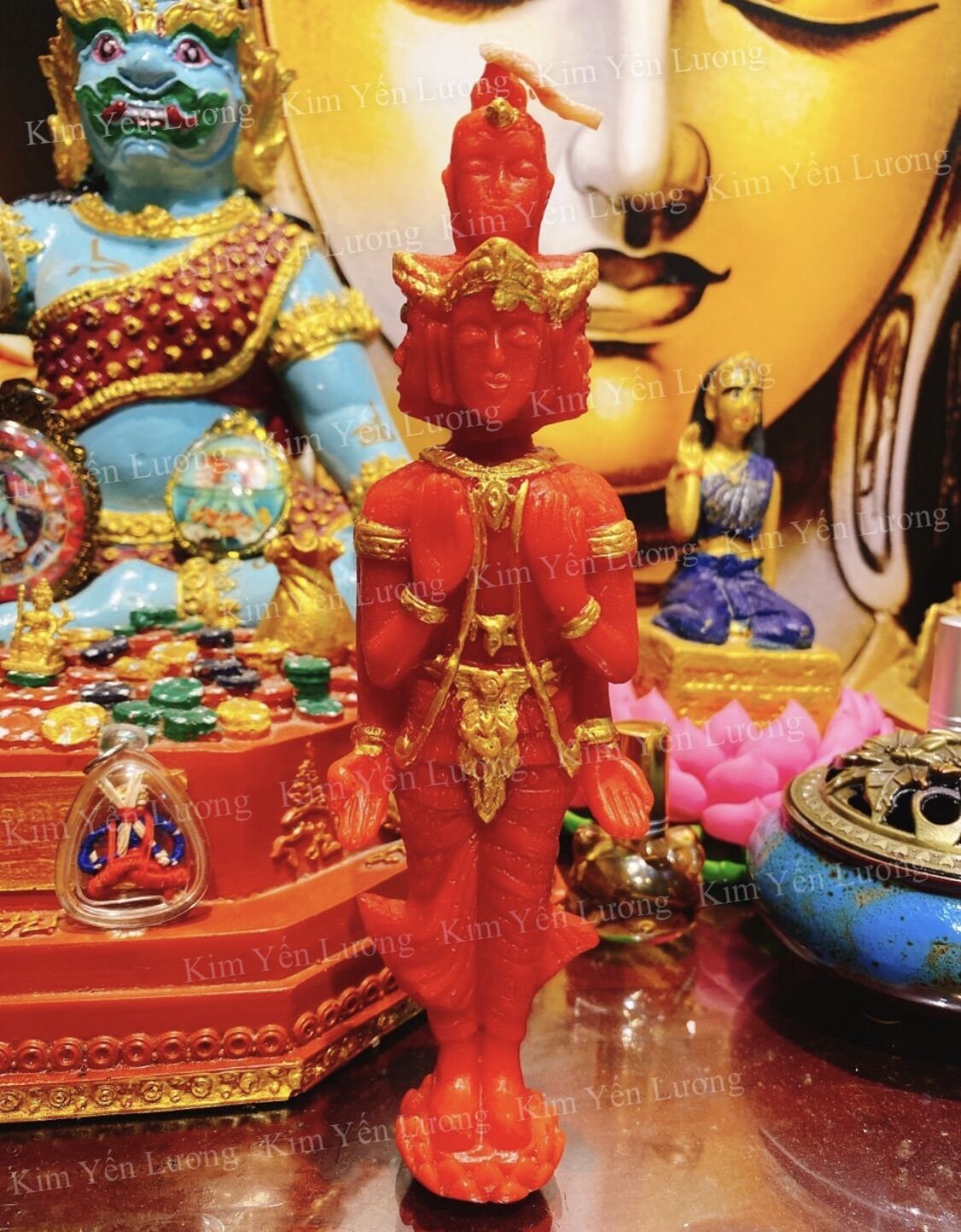 Nến phật tứ diện thái lan