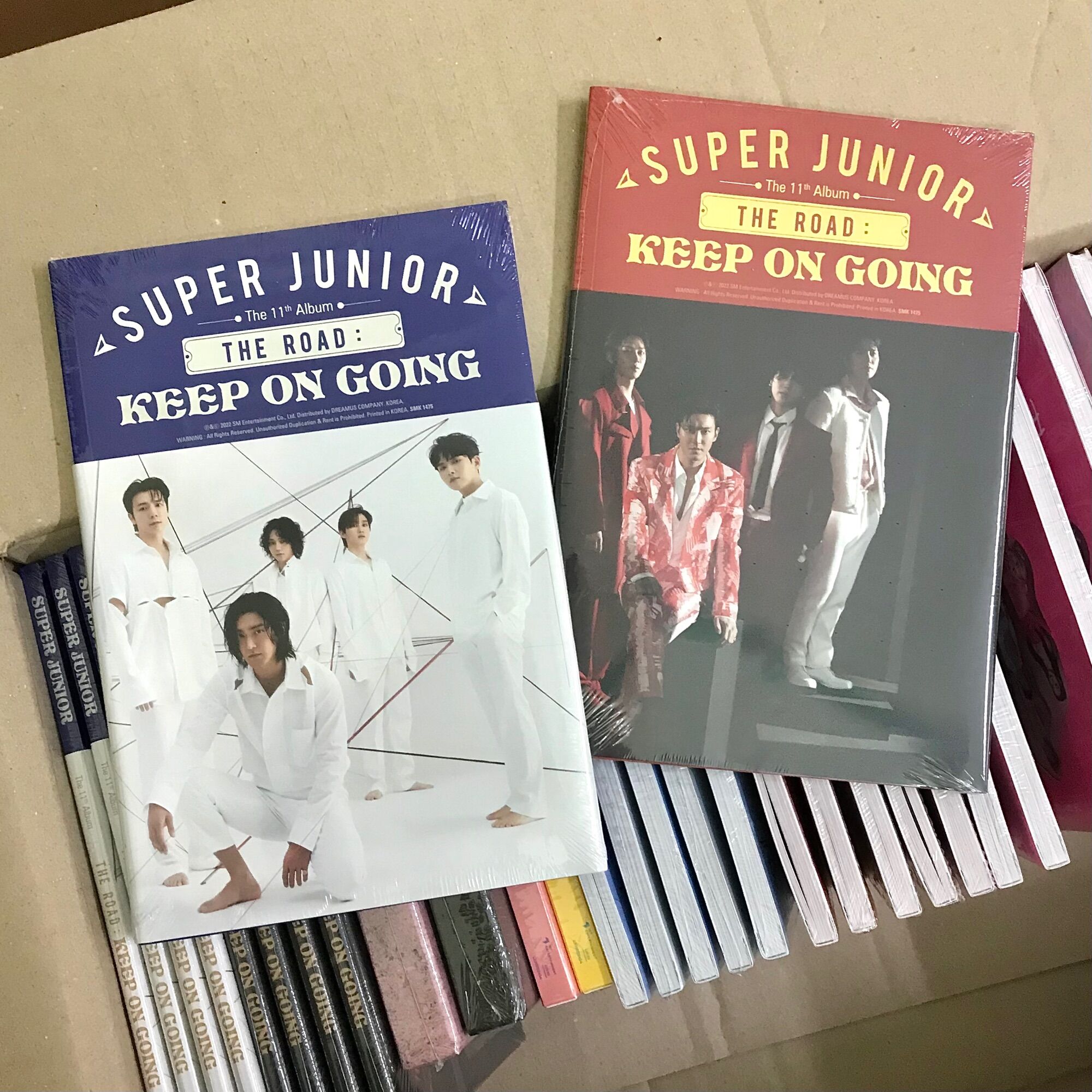 Bộ giấy ảnh super junior - the road : keep on going