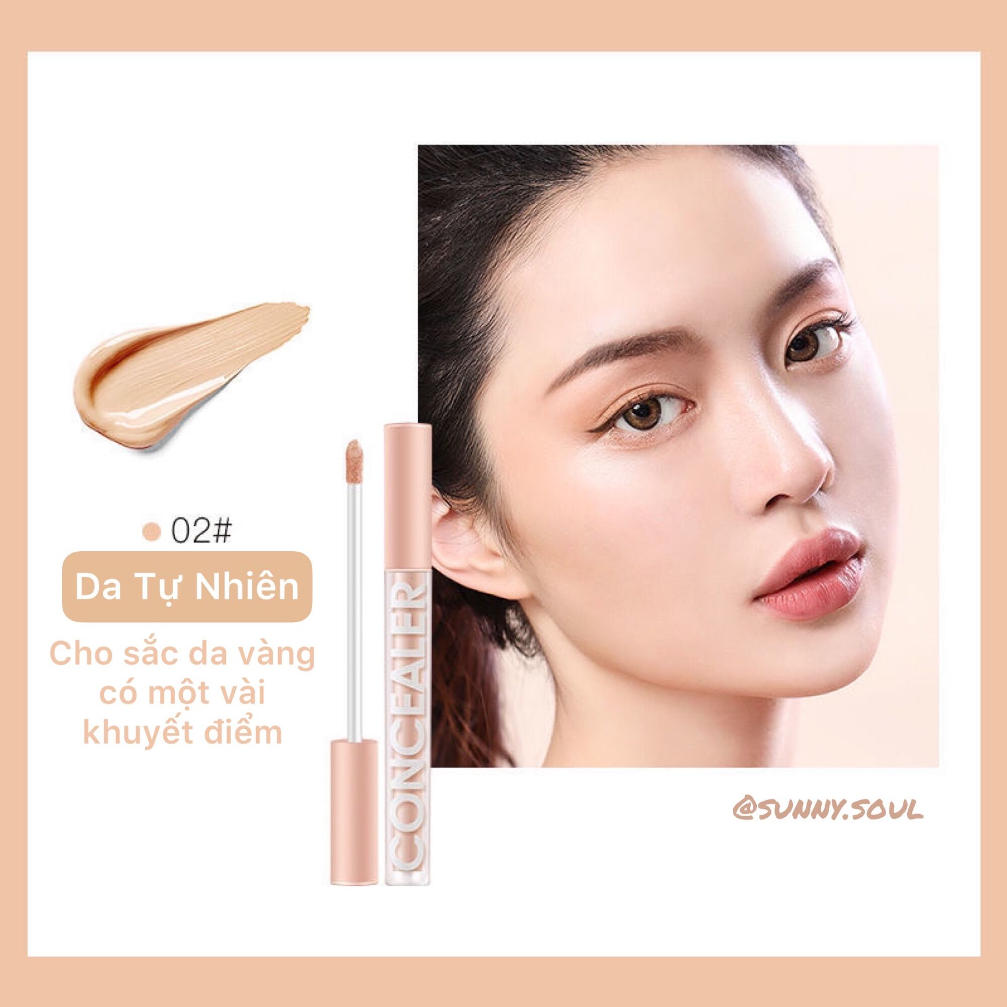 Che Khuyết Điểm CONCEALER Yangmei Che Phủ Hiệu Quả (Sunny Soul)