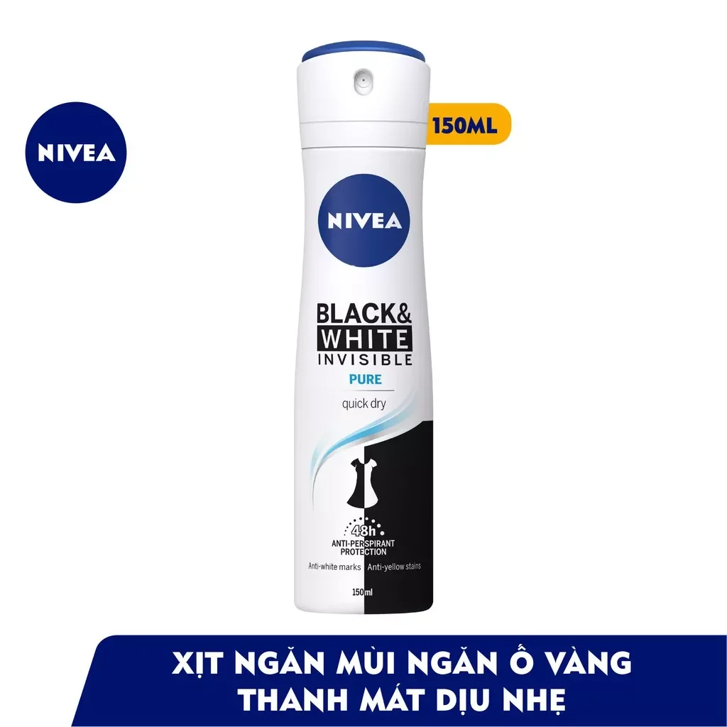 Xịt khử mùi Nivea nữ 150ml