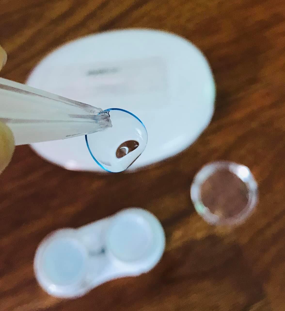 [HCM][JAPAN] Monthly contact lenses clear lenses moist. Kính áp tròng ẩm mượt