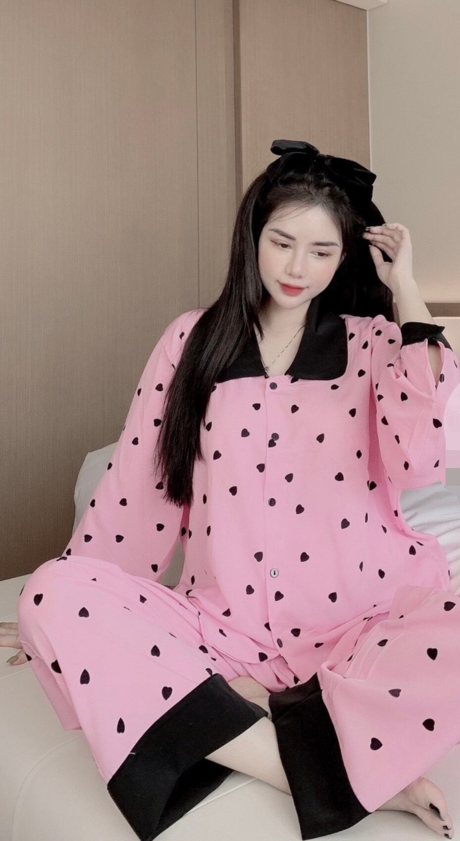 Bộ luạ mango tay dài big size. phom dưới 75kg.