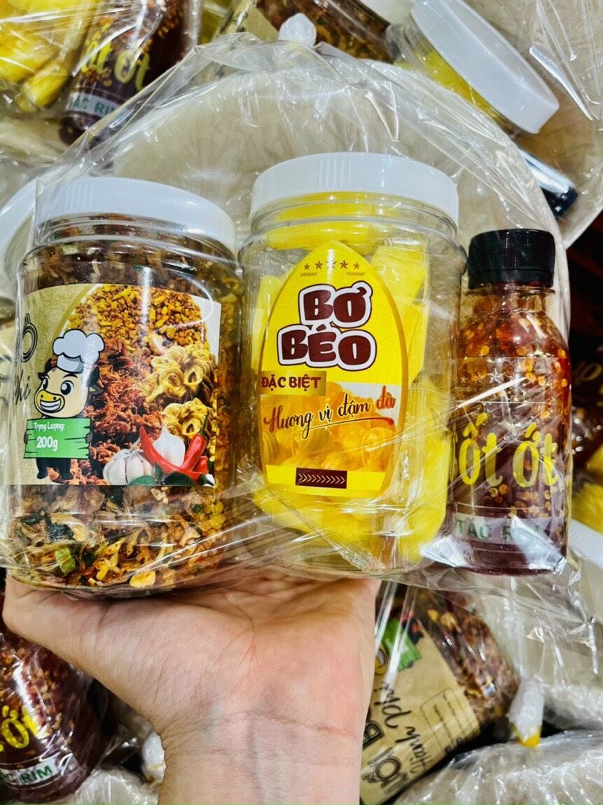 Set bánh tráng phơi sương combo vip