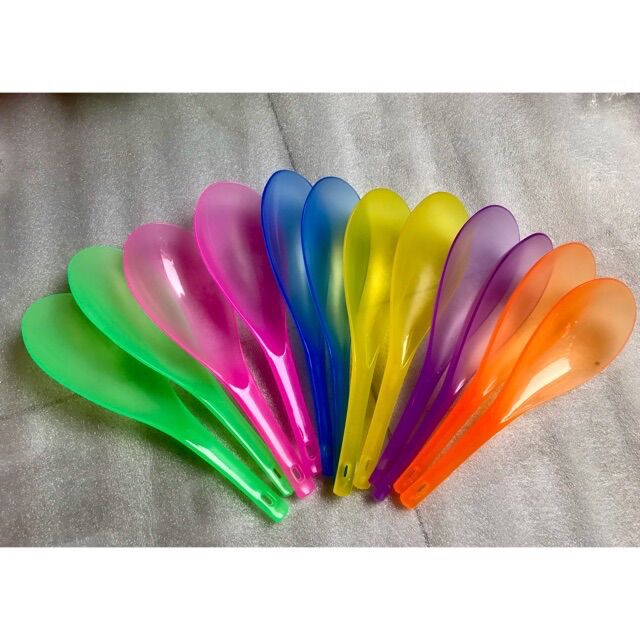 🔥Sỉ_ 60 Cái Vá Nhựa, Múc CƠM (dài 21cm, 2 Mẫu)