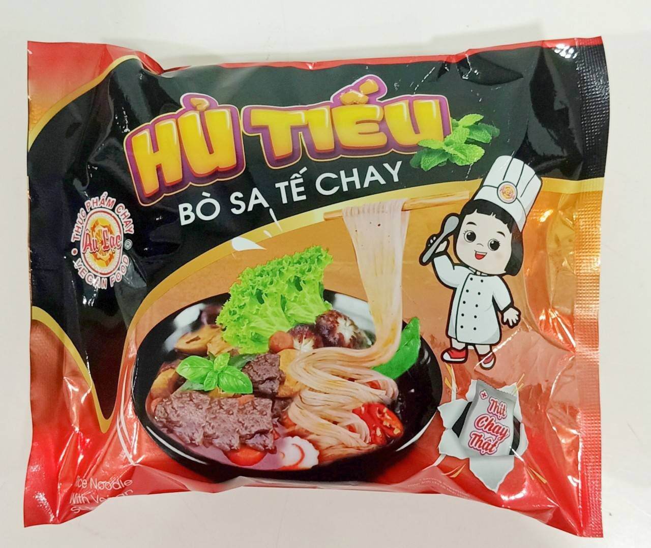 Hủ Tiếu Bò Sa Tế Chay Âu Lạc 1 Thùng 30 Gói