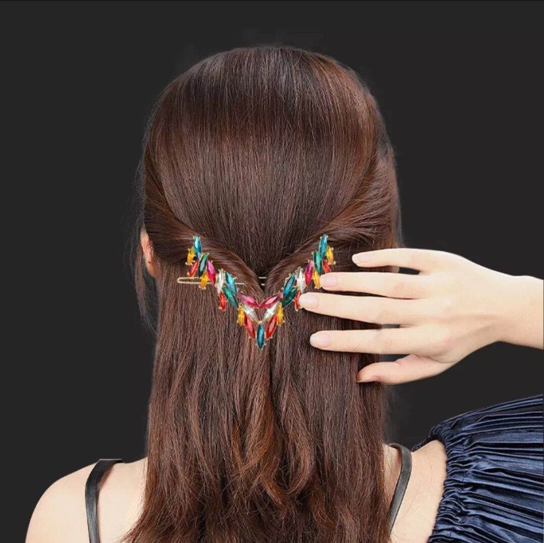 kẹp tóc búi lưới gắn hoa kẹp tóc có búi tóc phụ kiện tóc nữ