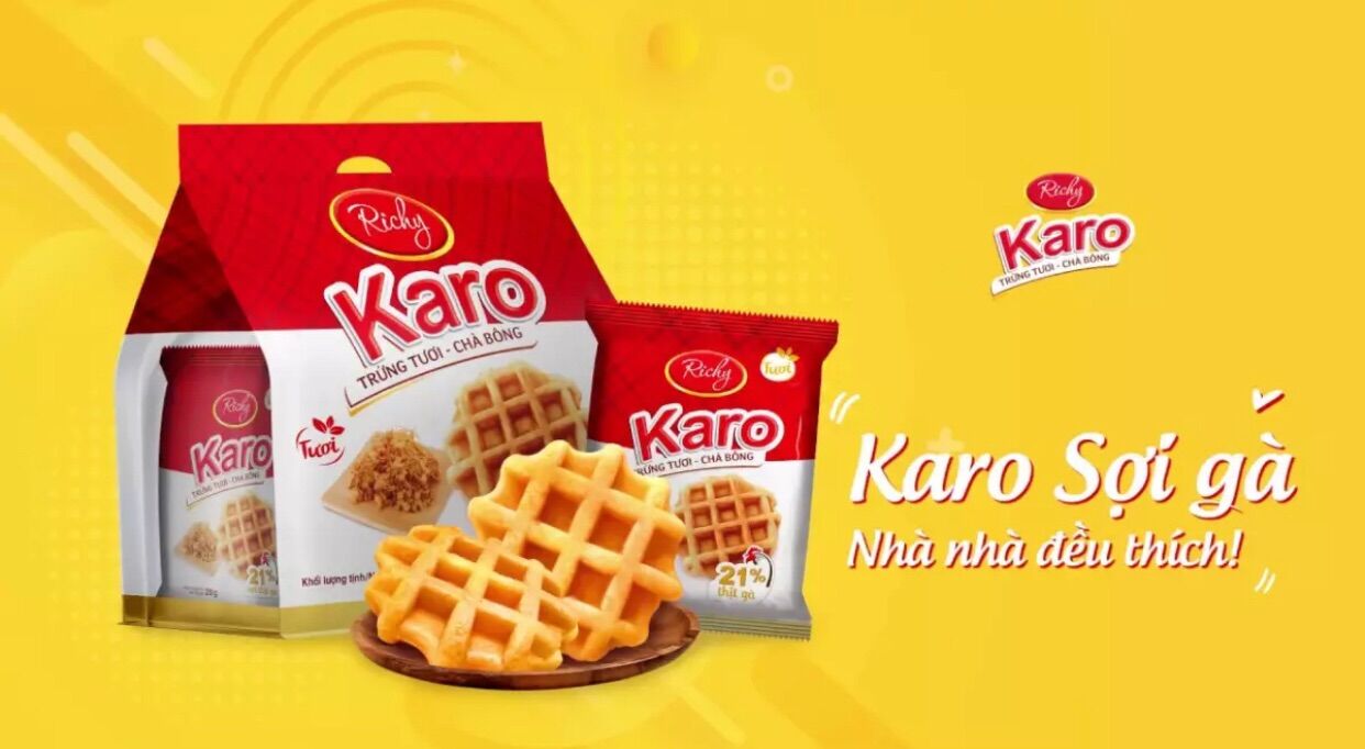 Bánh Caro chà bông - Combo 3 bịch