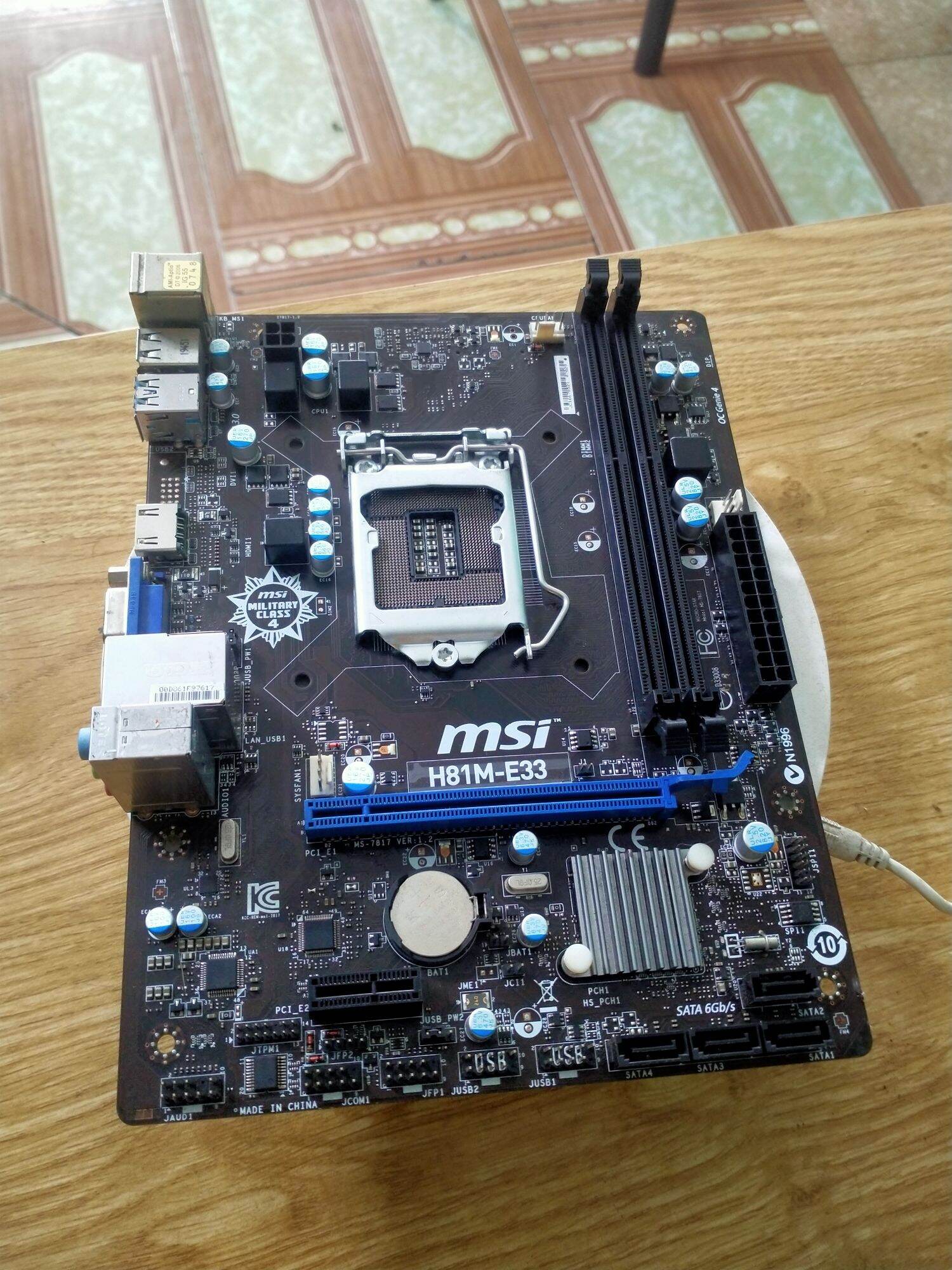 Bo mạch chủ máy tính bàn MSI H81M (Socket 1150)