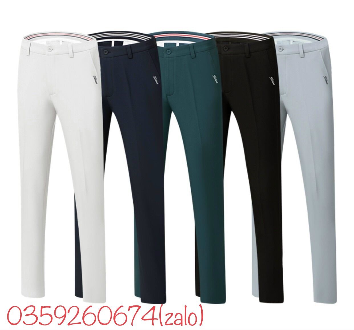 Quần golf thể thao nam- quần golf titleist-hàng nhập khẩu-chất liệu co giãn 4 chiều