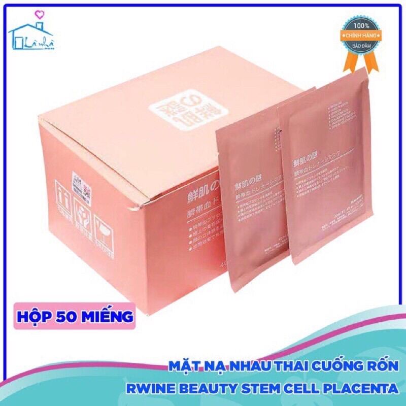 [Hcm]Hộp 50 Miếng Mặt Nạ Tế Bào Gốc Nhau Thai Cừu Nhật Bản