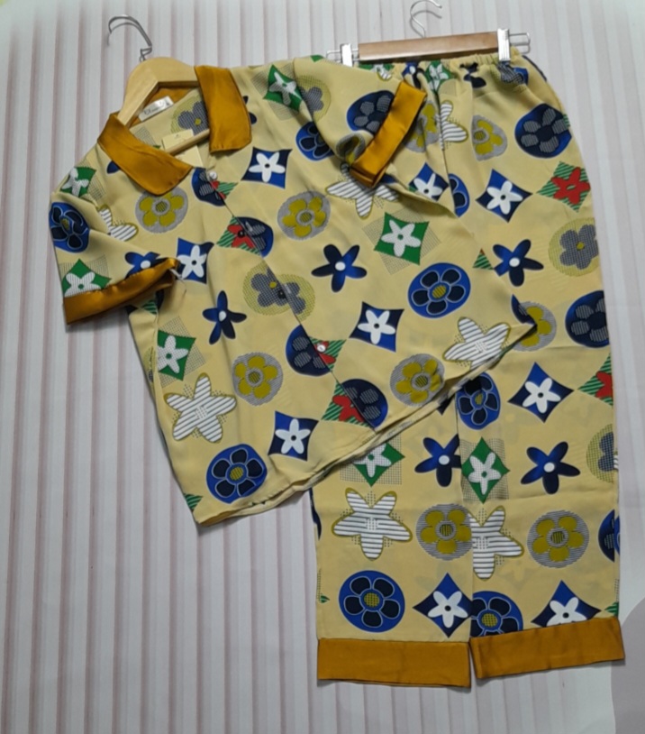 Bộ Pijama Lụa Mango Tay Ngắn Phom 40-60kg