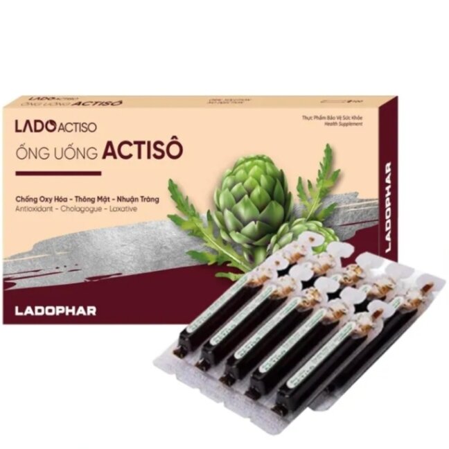 Atiso ống uống Ladophar Đà Lạt