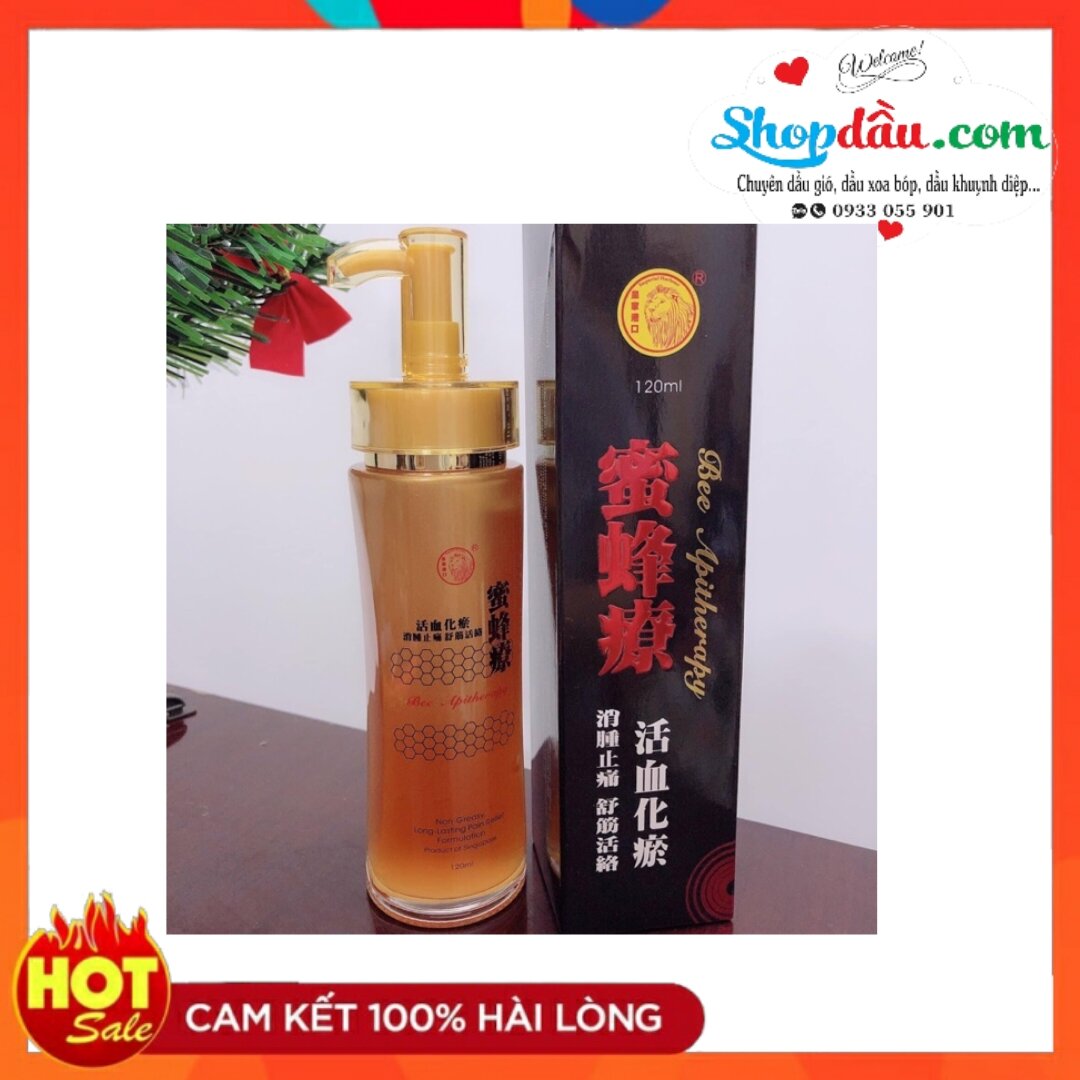 [HCM]Dầu nọc ong sư tử đỏ 120ml