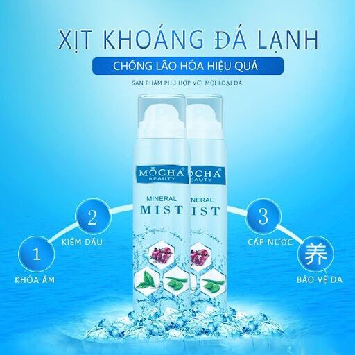 XỊT KHOÁNG ĐÁ LẠNH MOCHA - Hàng chính hãng