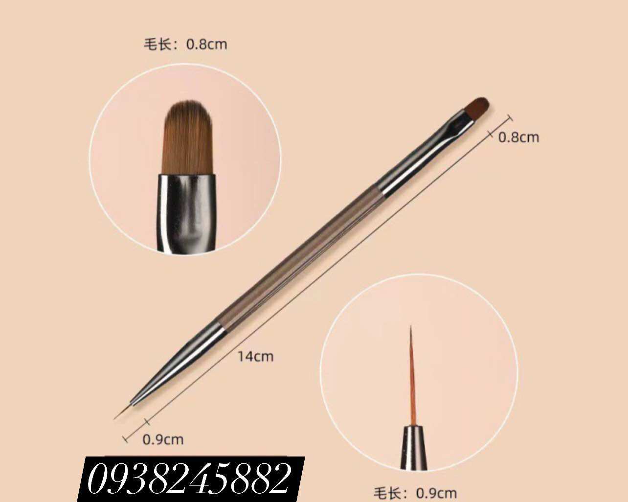 Bộ cọ nail 9 cây cơ bản