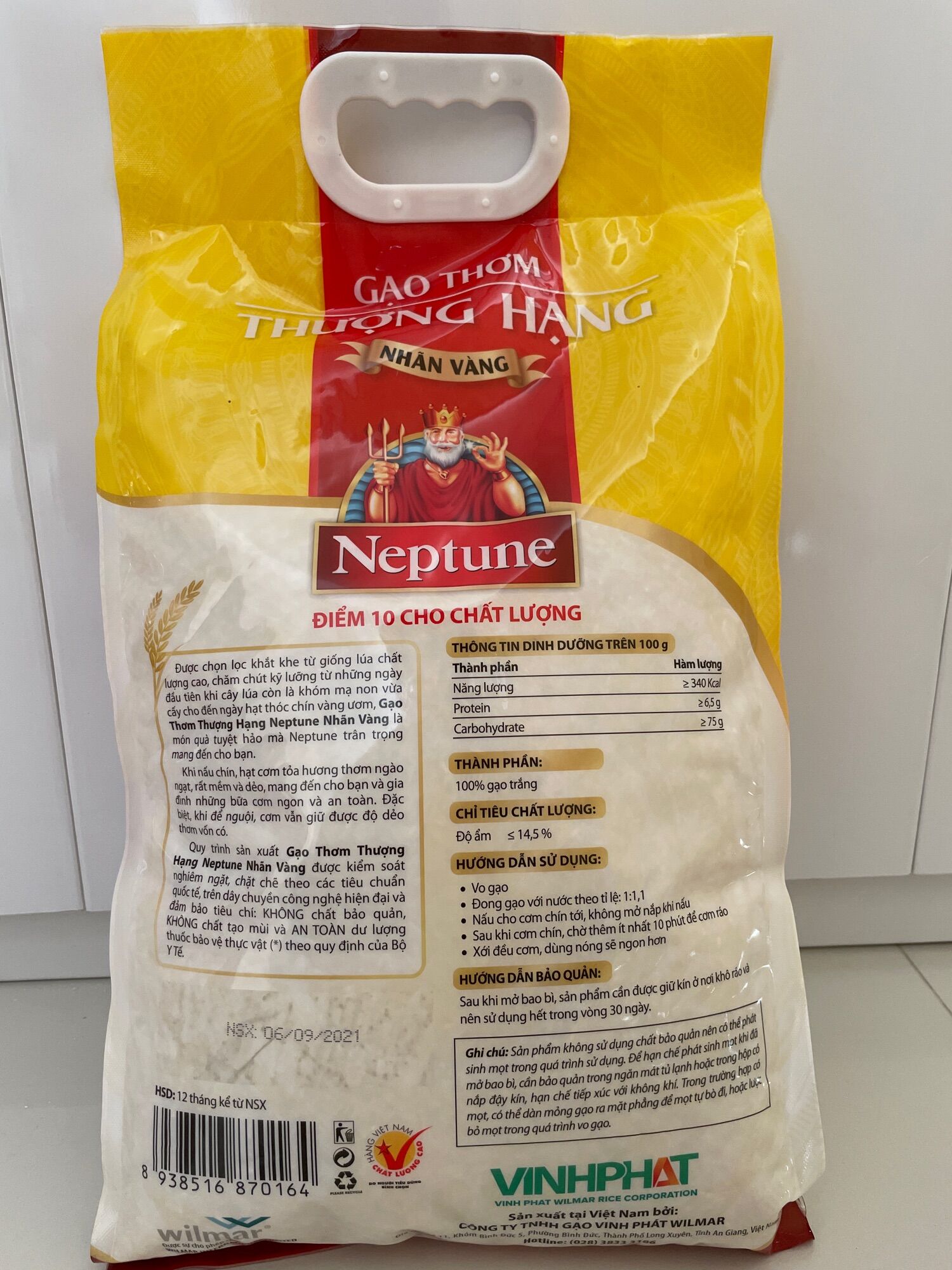 Gạo thơm Neptune 5kg