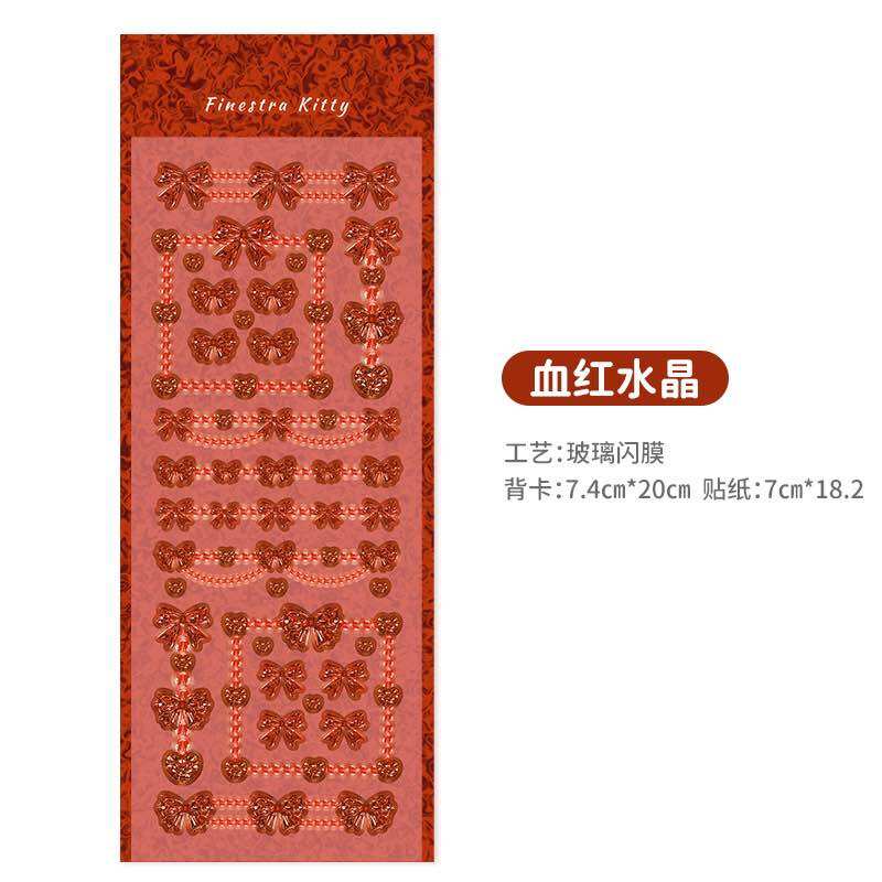Sticker tấm hình nơ trang trí Toploader, Sổ
