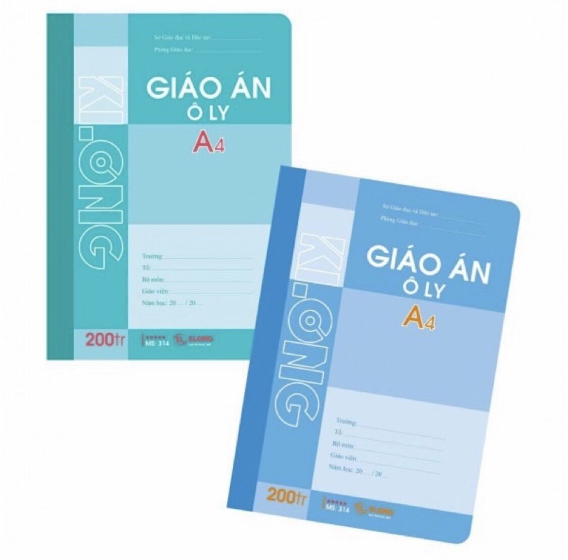 Sổ giáo án 200 trang