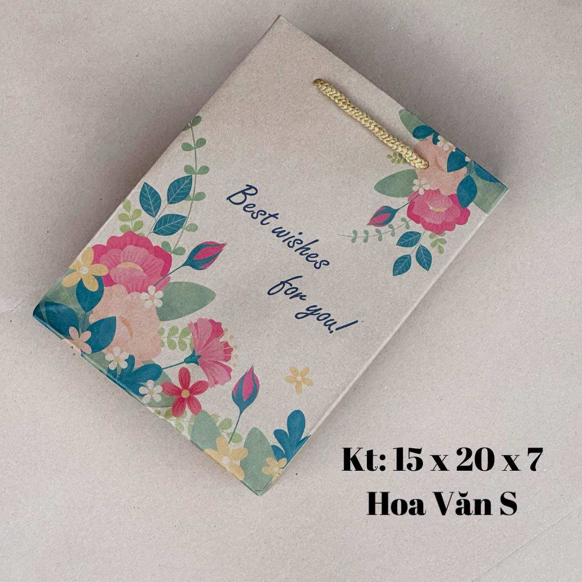 Túi giấy đẹp 15 x 20 x 7.combo 50c
