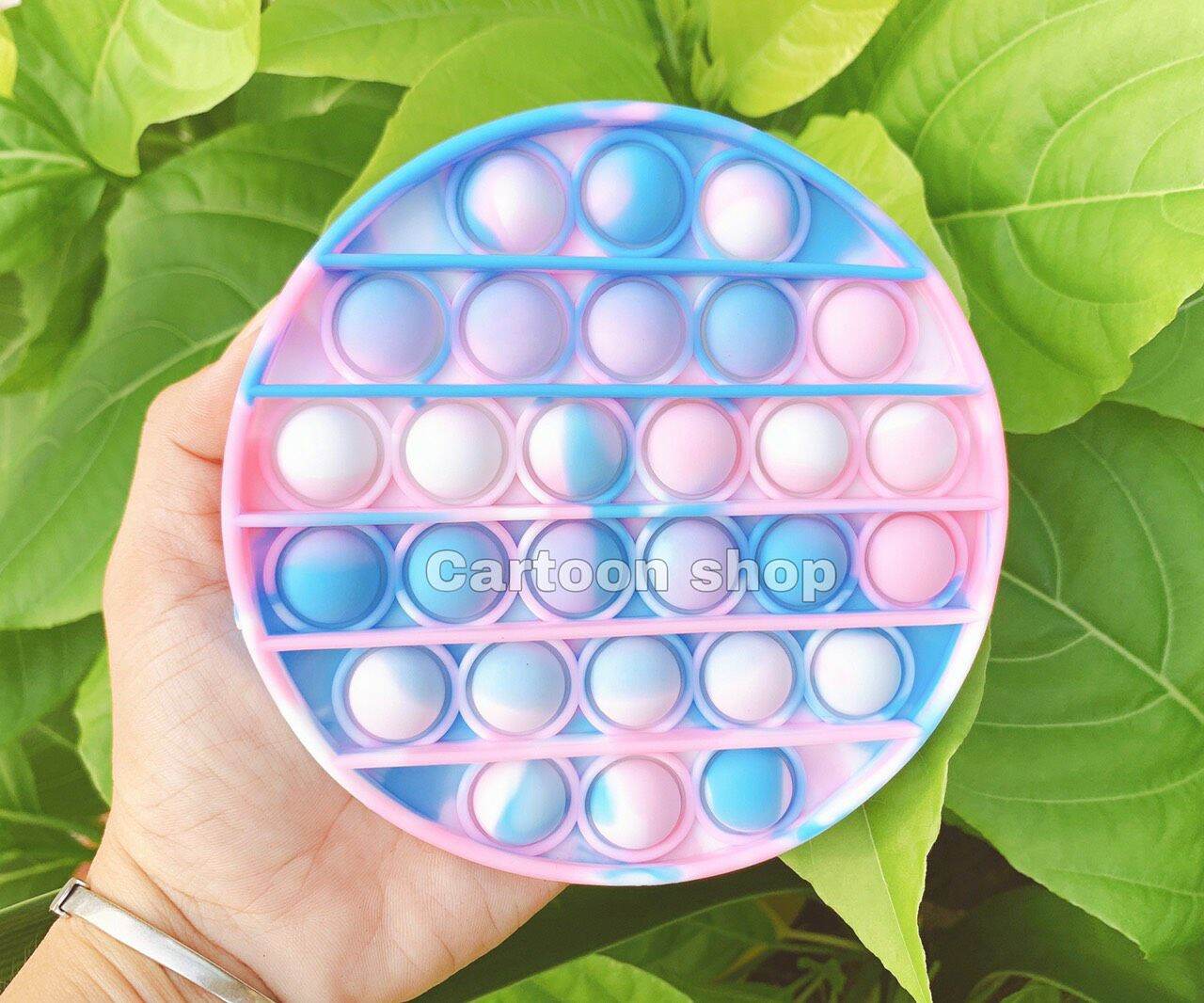 [MUA 2 GIẢM 5%][HCM](Sẵn Hàng) - Pop It Tie Dye fidget toy 2021 màu loang full mẫu hot hit