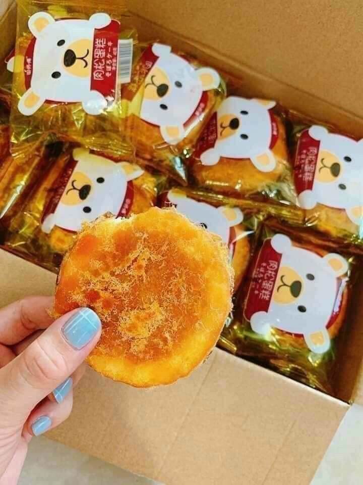 (500GR/10 Cái) Bánh Ruốc Gấu Chà Bông