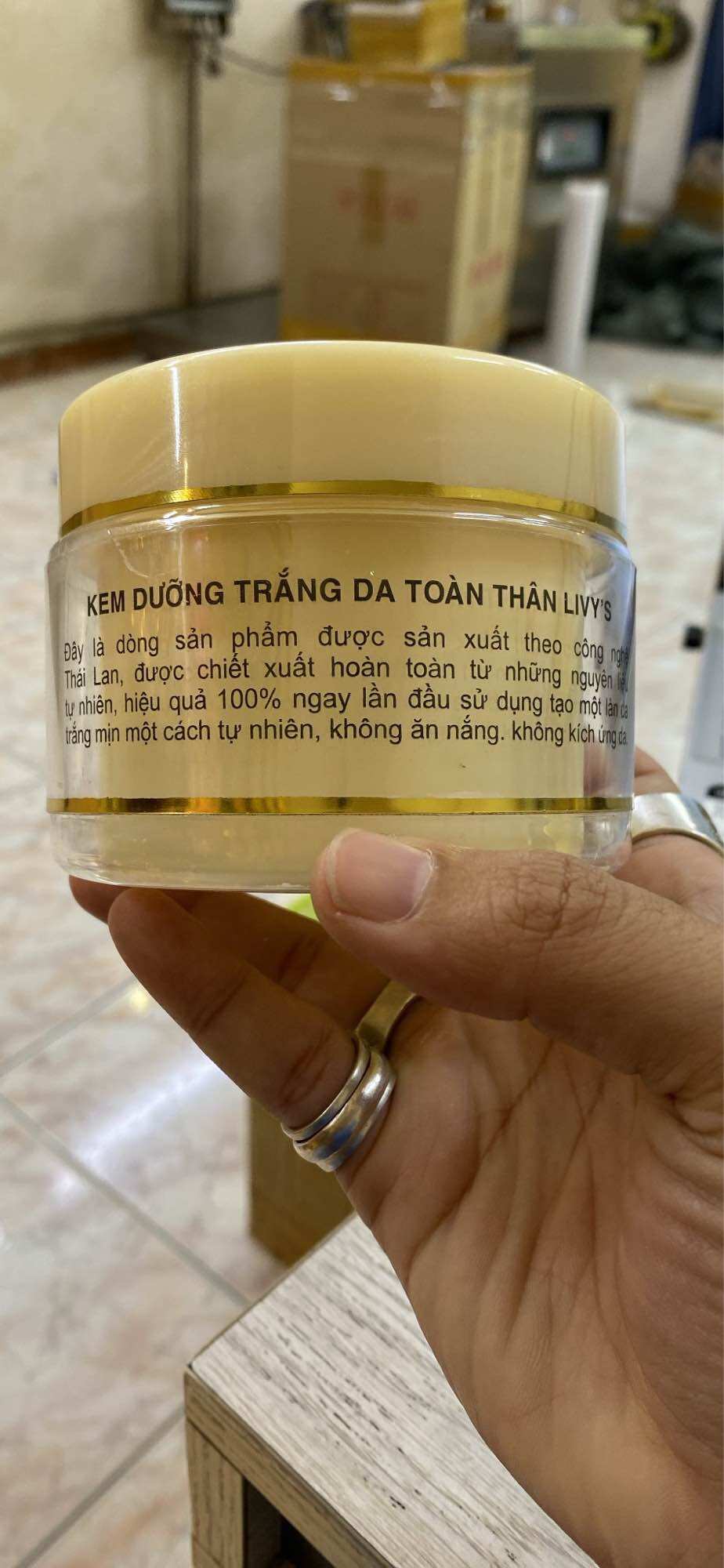 [HCM]kem dưỡng body Livy's Thái Lan