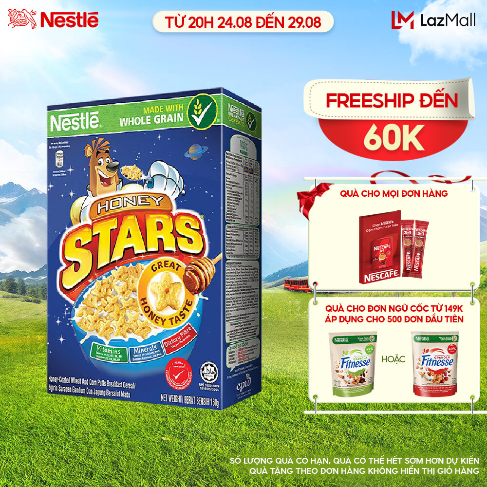 Ngũ cốc ăn sáng HONEY STARS (Hộp 150g)