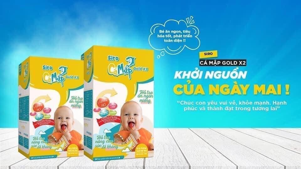 [HCM]Siro Cá Mập Gold X2 Chính Hãng Có Phiếu Bảo Hành