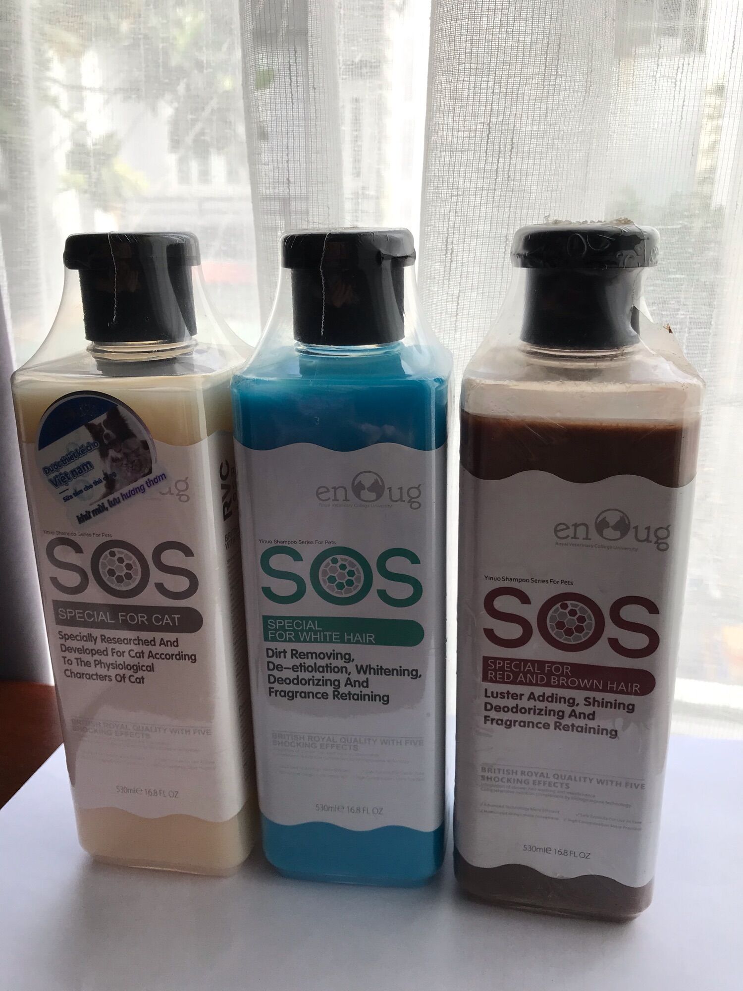 [HCM]SOS- sữa tắm cho chó lông trắng