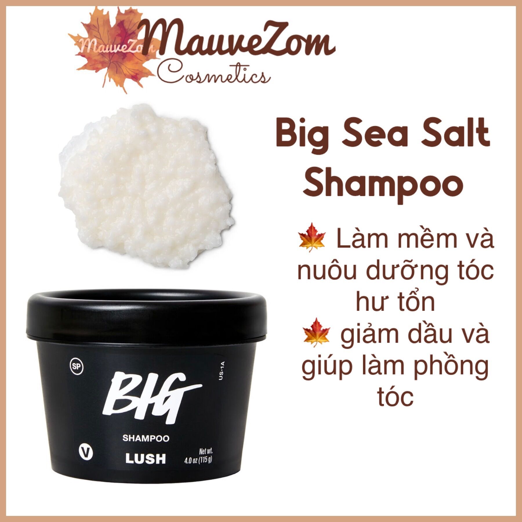 Dầu gội muối biển Big Sea Salt shampoo - LUSH
