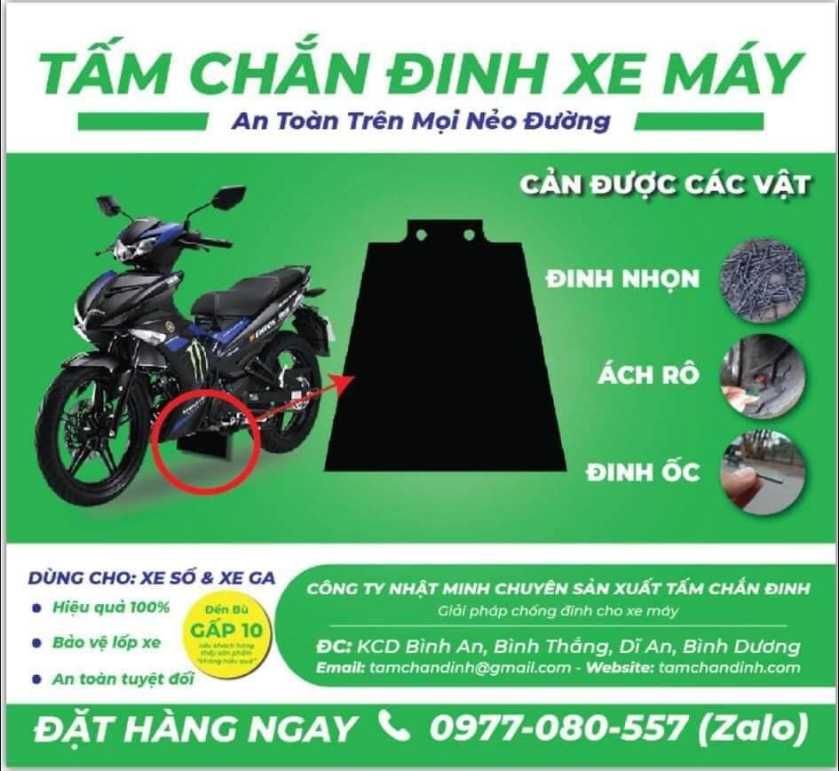 [HCM]TẤM CHẮN ĐINH XE SỐ