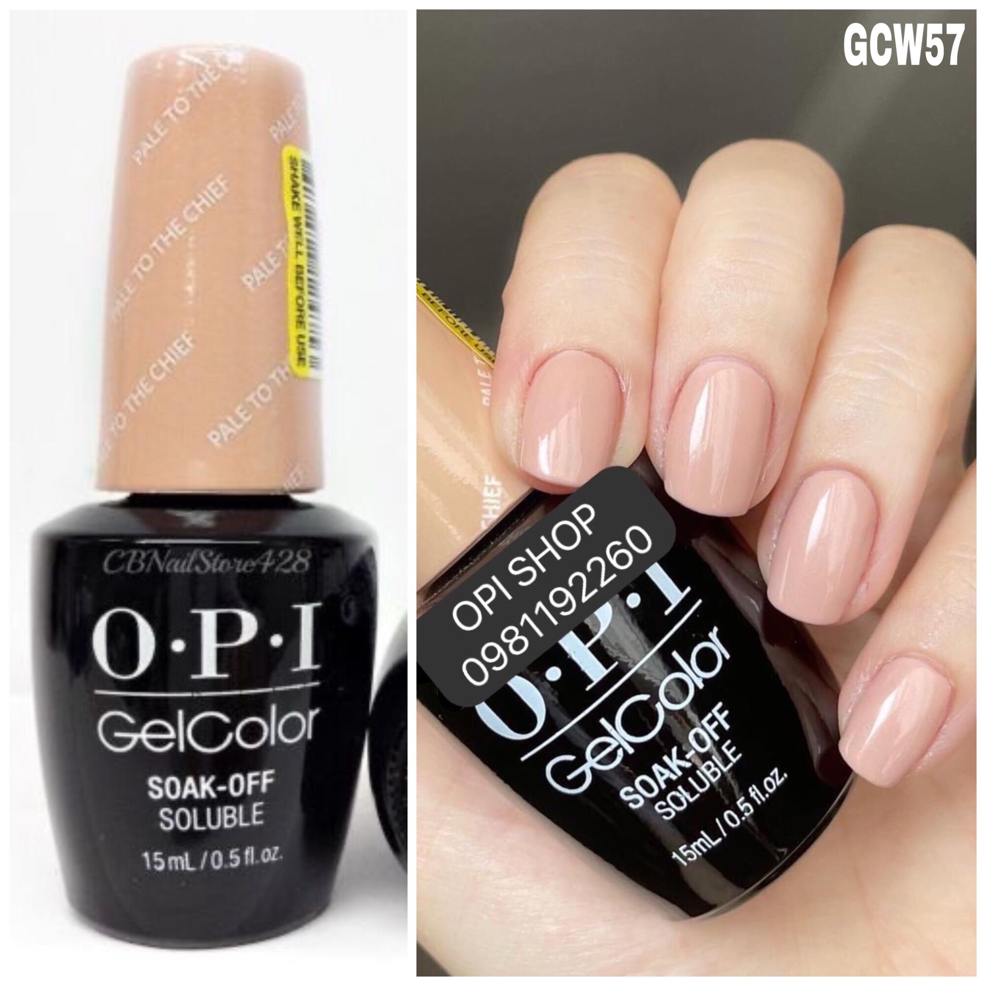 (GCW57) SƠN GEL HƠ MÁY OPI - SƠN MÓNG TAY OPI 15ML
