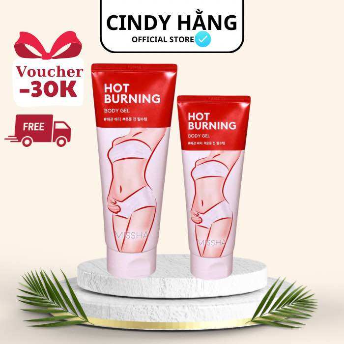 Gel kem tan mỡ bụng đùi missha hot burning hàn quốc
