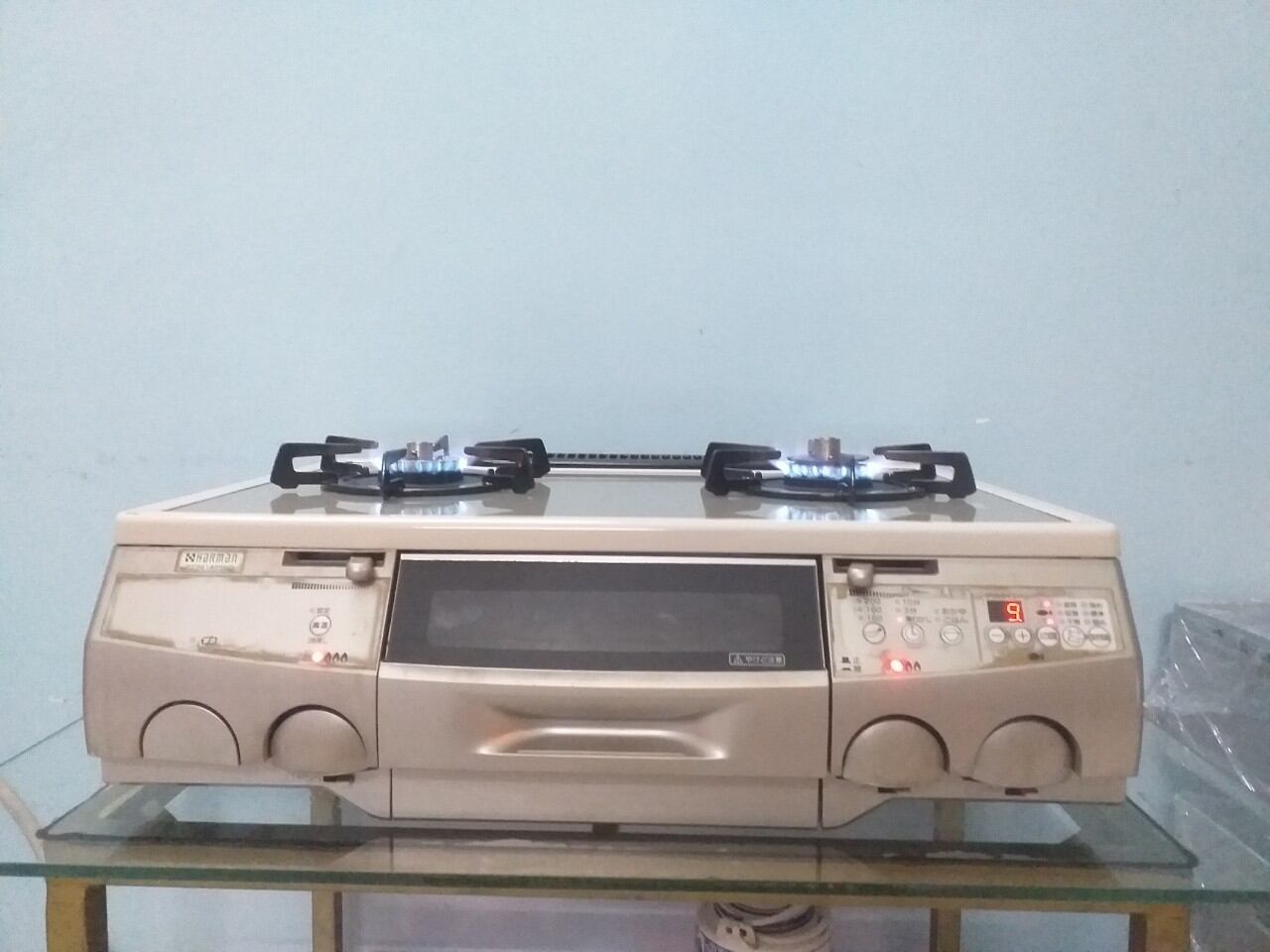 [HCM]BẾP GAS OSAKA CHỐNG CHÁY NỒI FULL CHỨC NĂNG. LÒ NƯỚNG 2 TẦNG LỬA NỘI ĐỊA NHẬT BẢN