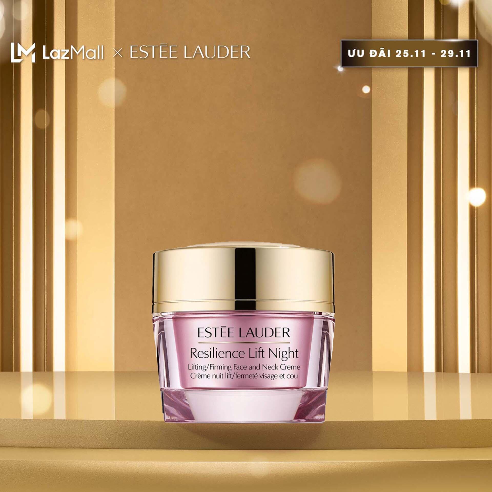 Kem dưỡng ẩm ban đêm nâng da cho vùng mặt và cổ Estee Lauder Resilience Lift Night Firming/Sculpting