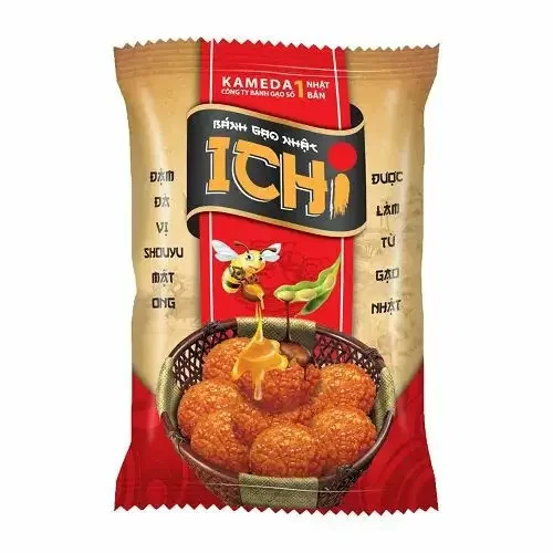 [HCM]Combo 5 bịch Bánh gạo Nhật Ichi vị Shouyu mật ong gói 100g