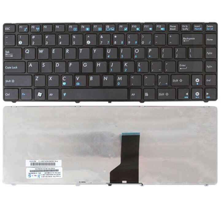Bàn phím laptop Asus K43 K43E K43S (Màu Đen)