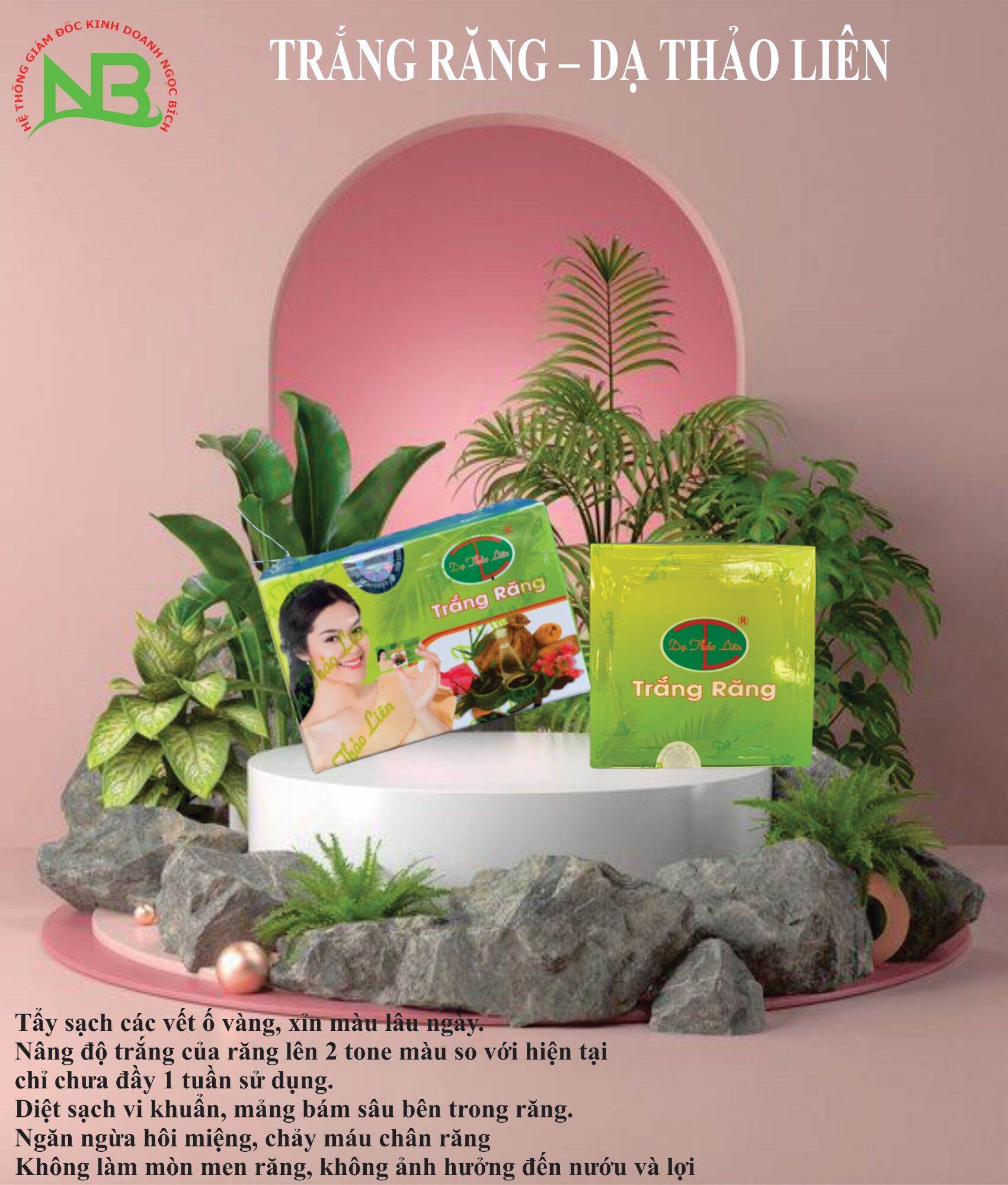 Bột trắng răng Dạ Thảo Liên 100% từ thiên nhiên.