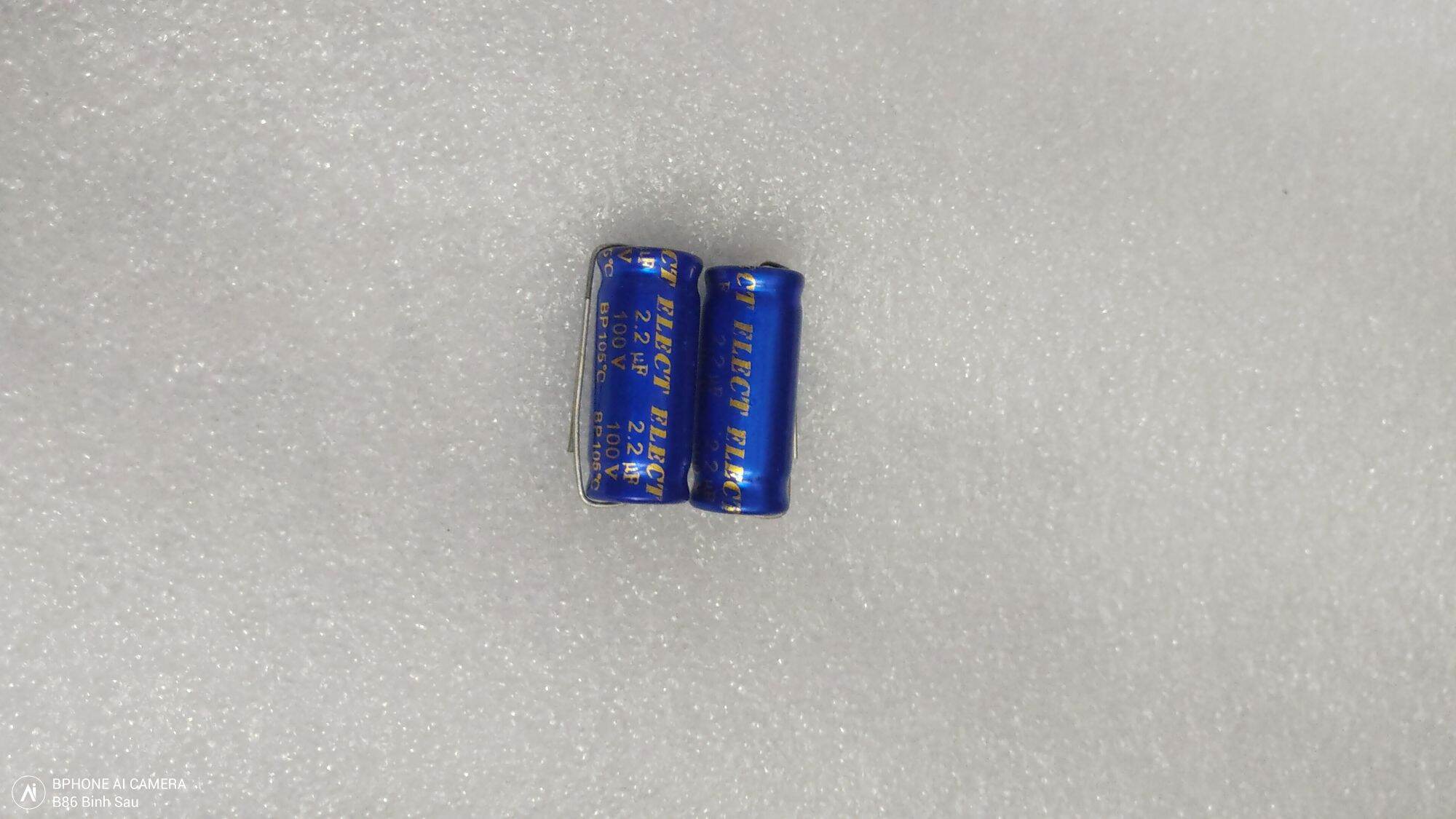 2 cái tụ 2,2uf 100v cho loa trep