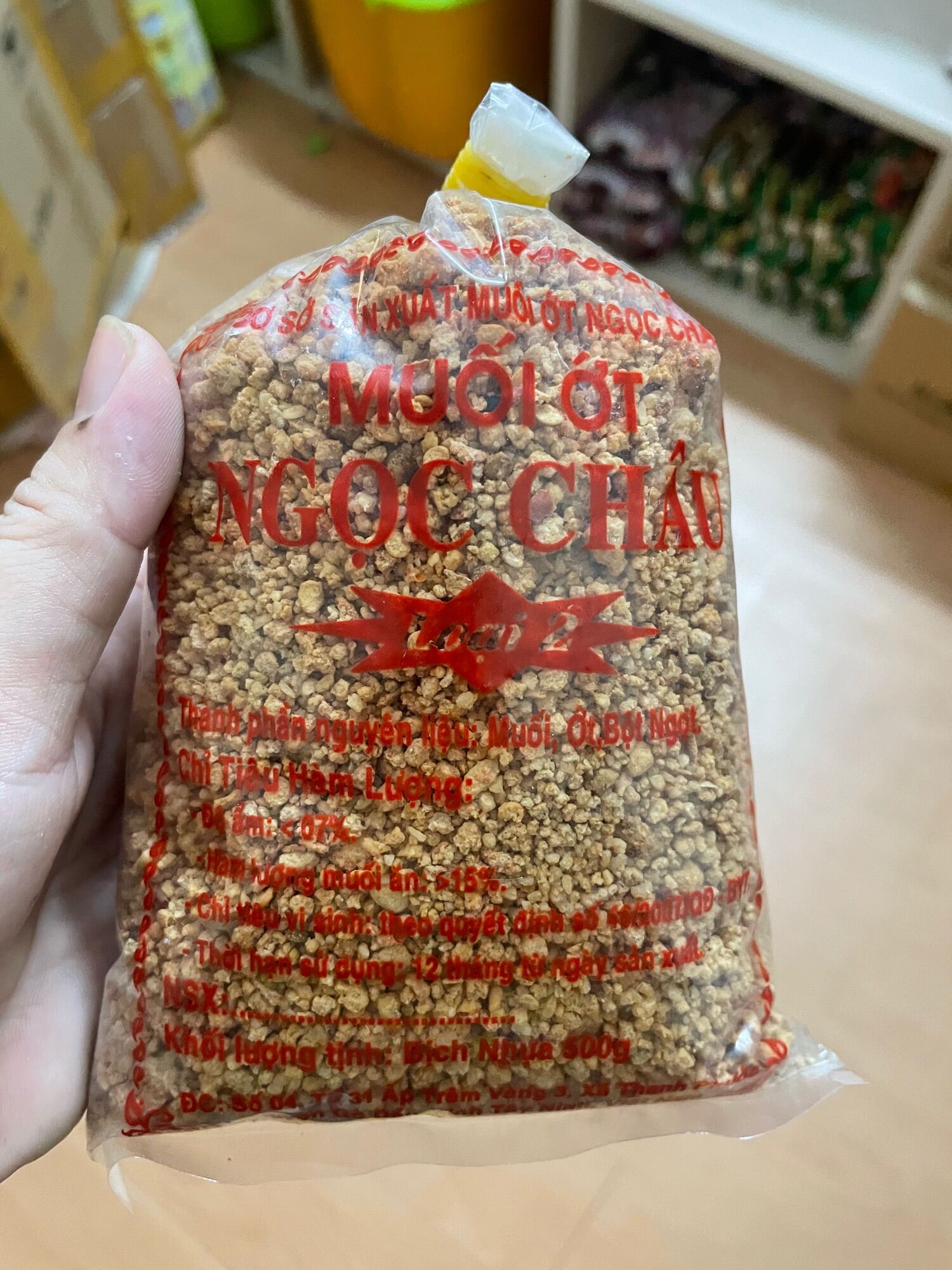 Bịch 0,5kg Muối Tây Ninh