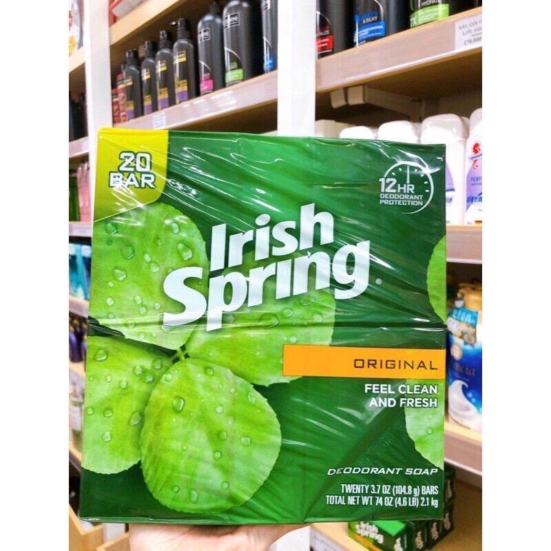 🧼 (Lốc 20 Cục) Xà Bông Cục Irish Spring Original Hàng Mỹ 🇺🇸