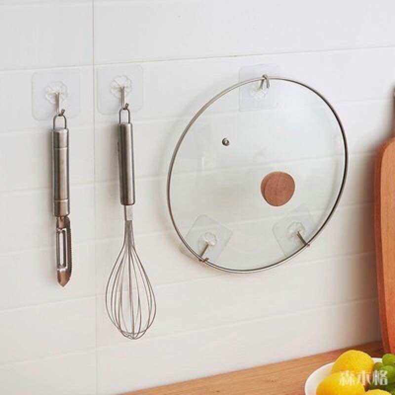 10 móc dán tường chịu lực/trắng