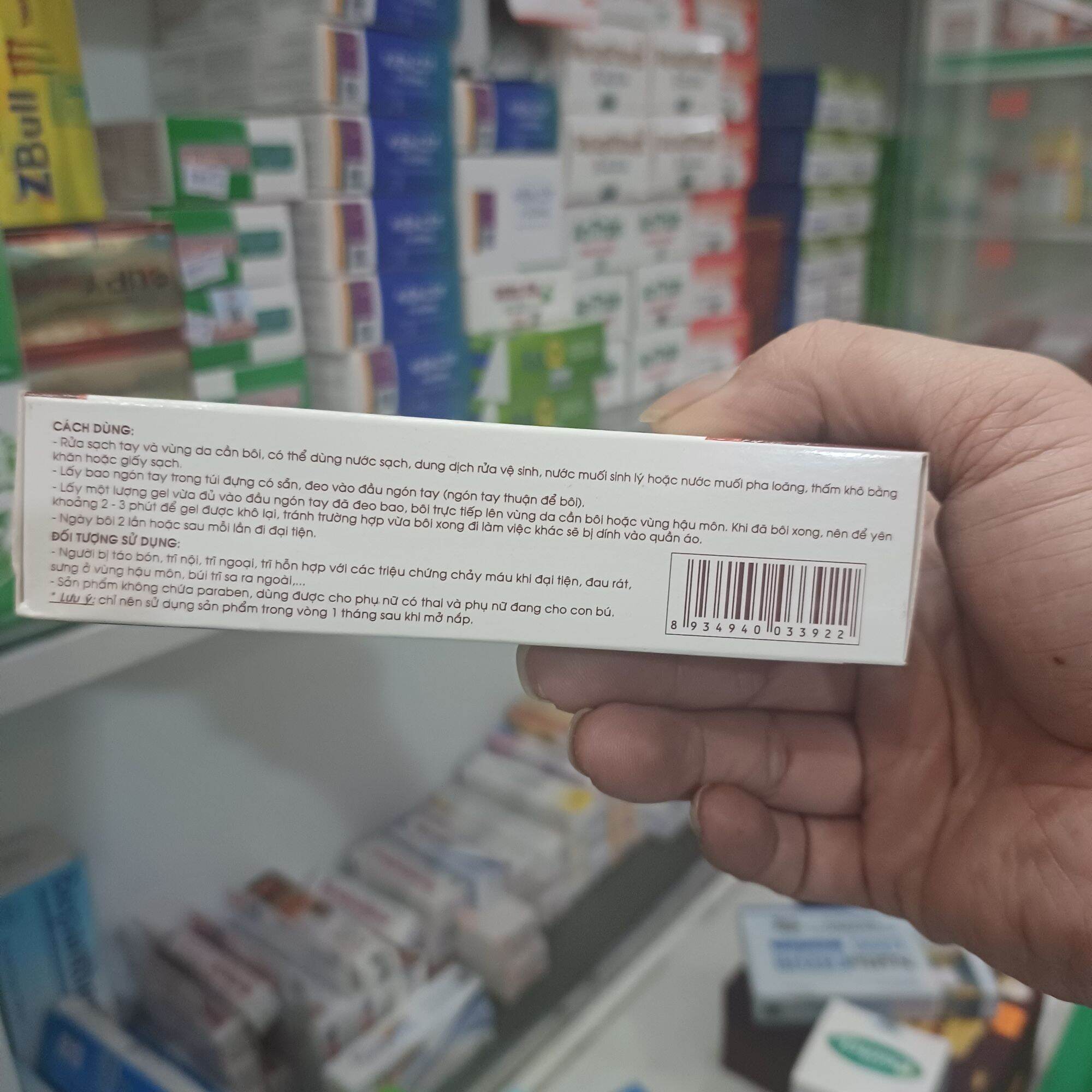 Gel bôi trĩ tottri gel 30g