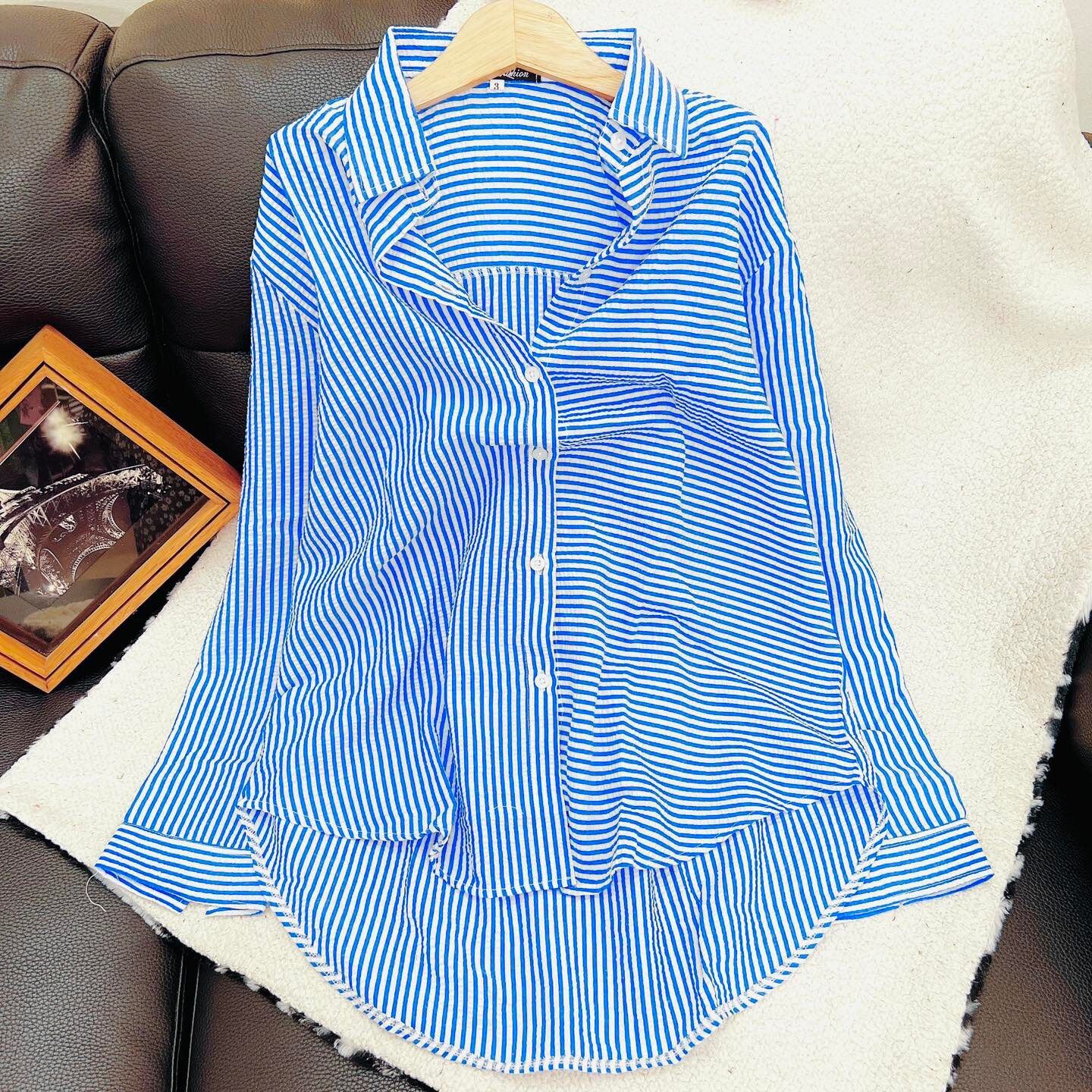 ÁO SƠ MI NỮ - COTTON THÔ - big size - Đủ size