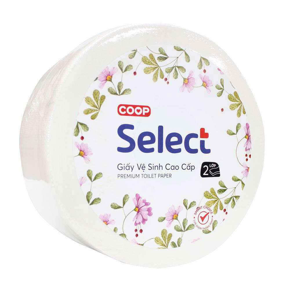 [DATE MỚI] Giấy vệ sinh Select 2 lớp 1 cuộn 900g